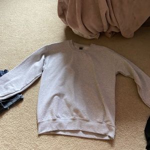 Walmart grey crewneck, size S.